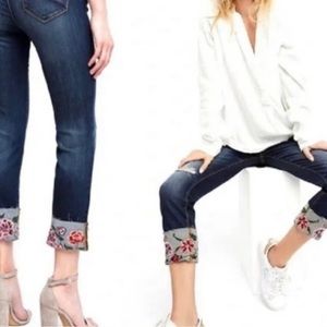 Driftwood Colette Cropped jeans size 27